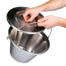 Nachtstuhl-Einsatz Edelstahl